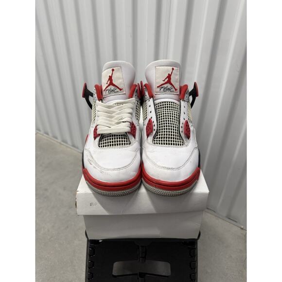 Nike Air Jordan 4 Fire Red White Black Size 8.5 Men\'s - DC7770-160 Retro OG main image 5